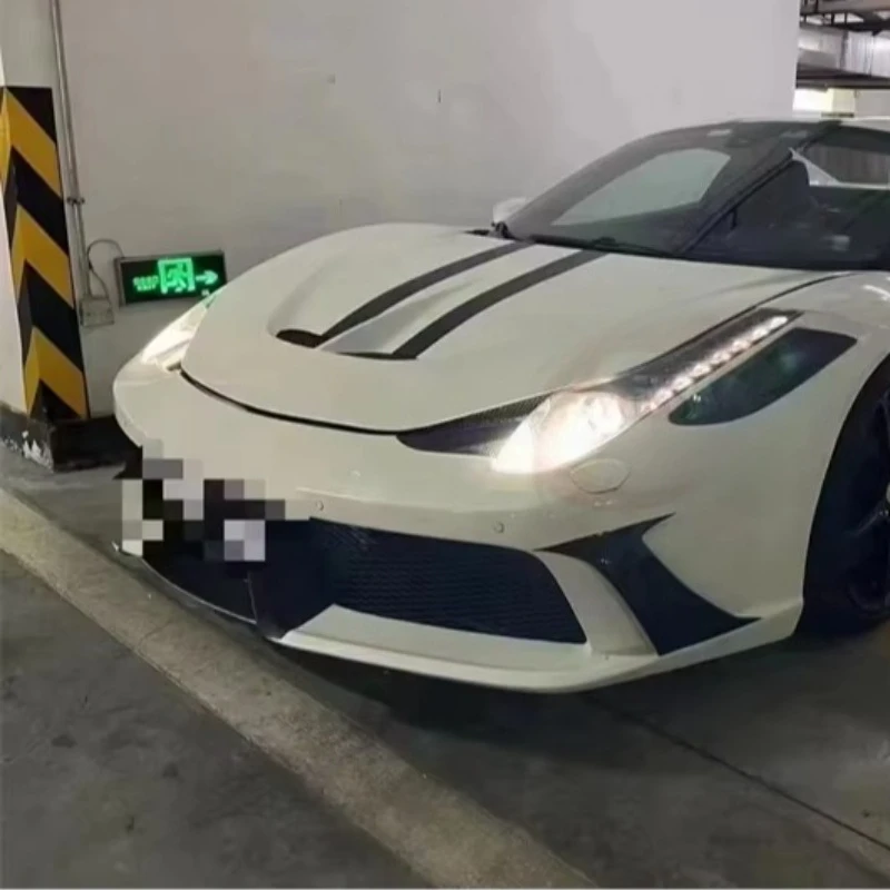 

SP STYLE HALF CARBON FIBER FRONT BUMPER FOR FERRARI 458 ITALIA SPIDER BODY KIT