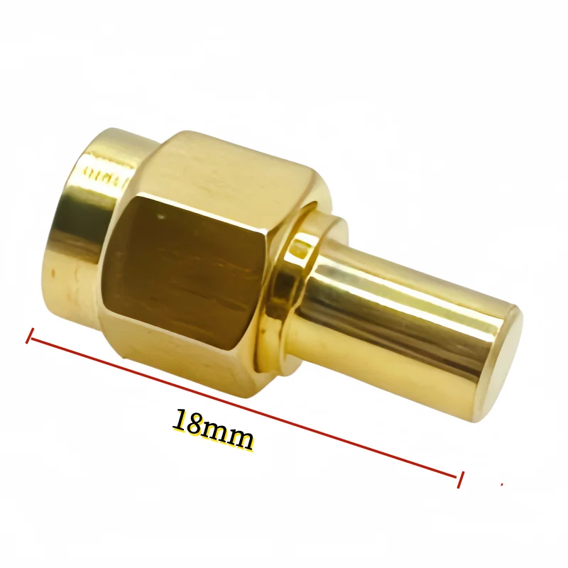 SMA Male Plug  Load 50 Ohm RF Coax Adapter Convertor  Straight Goldplated  NEW Wholesale
