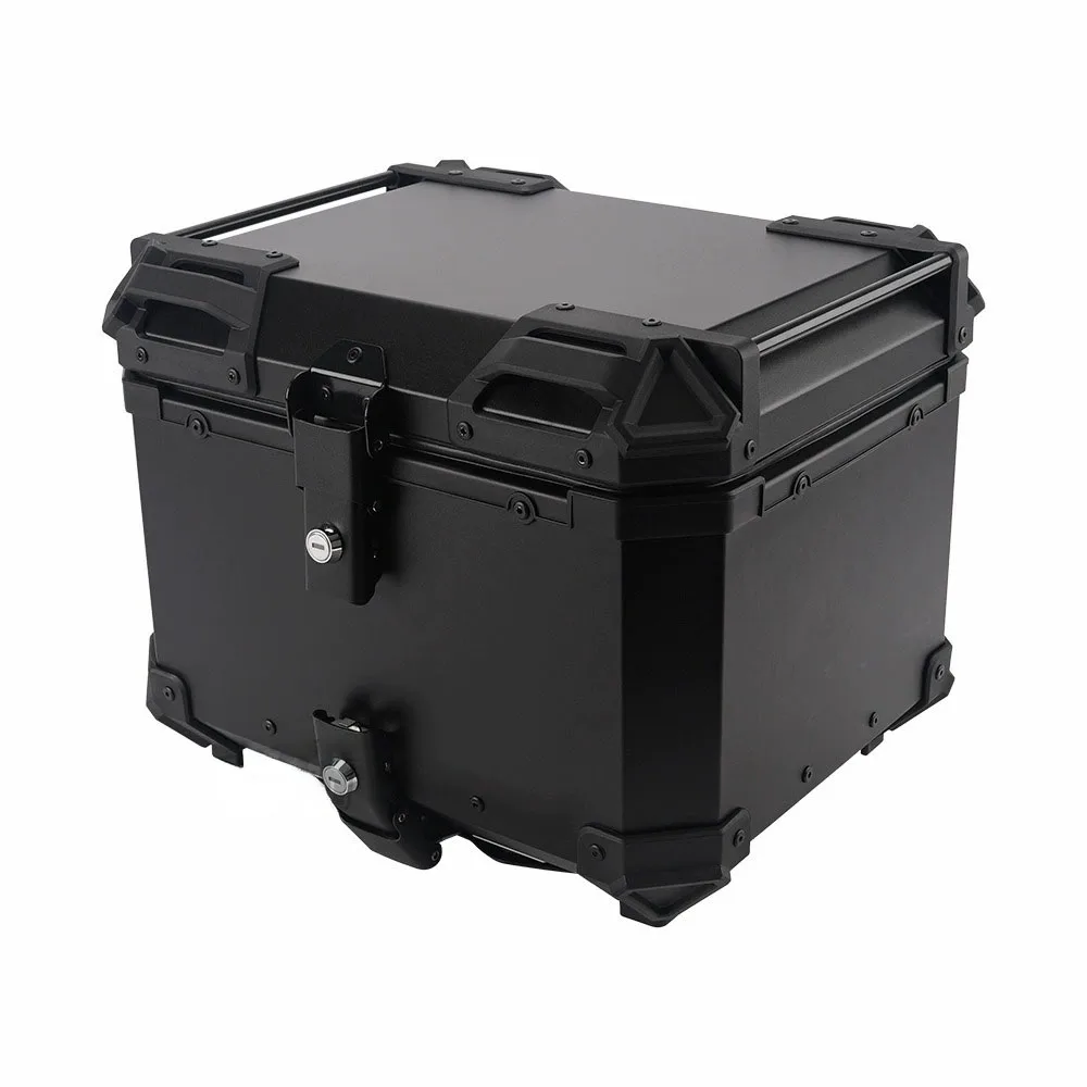 45L 55L 65L Universal Aluminum Alloy Waterproof Motorcycle Storage Box Tail Box Trunk