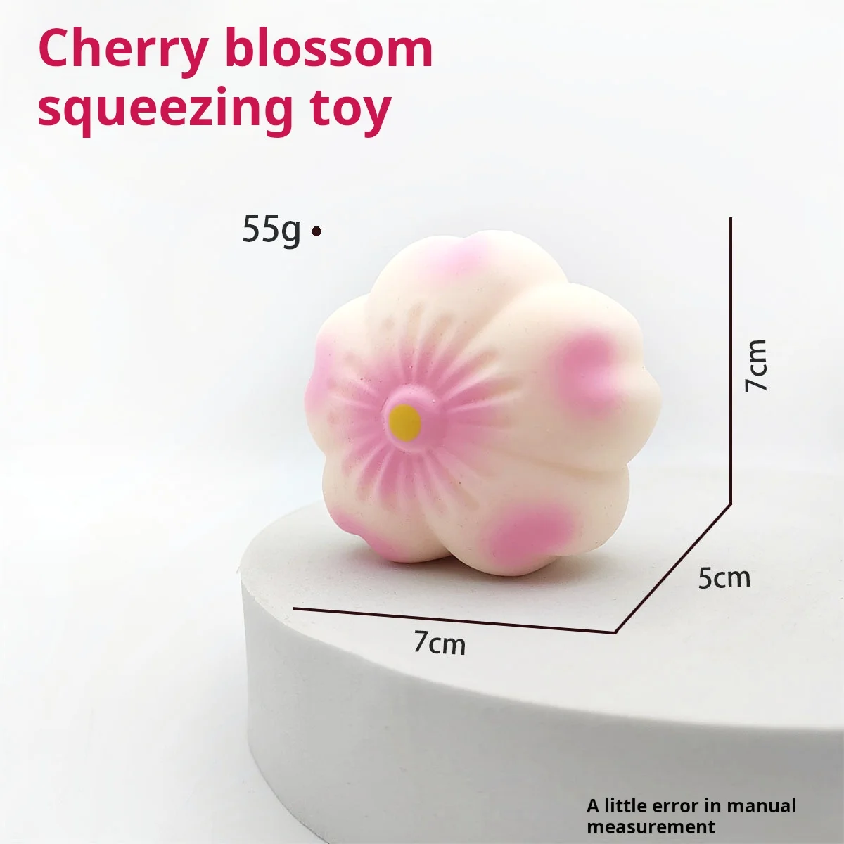 جديد ساكورا قرصة لو جديد فريد السائل ساكورا انتعاش بطيء TPR لعبة الإصدار المطاطية الناعمة بالجملة