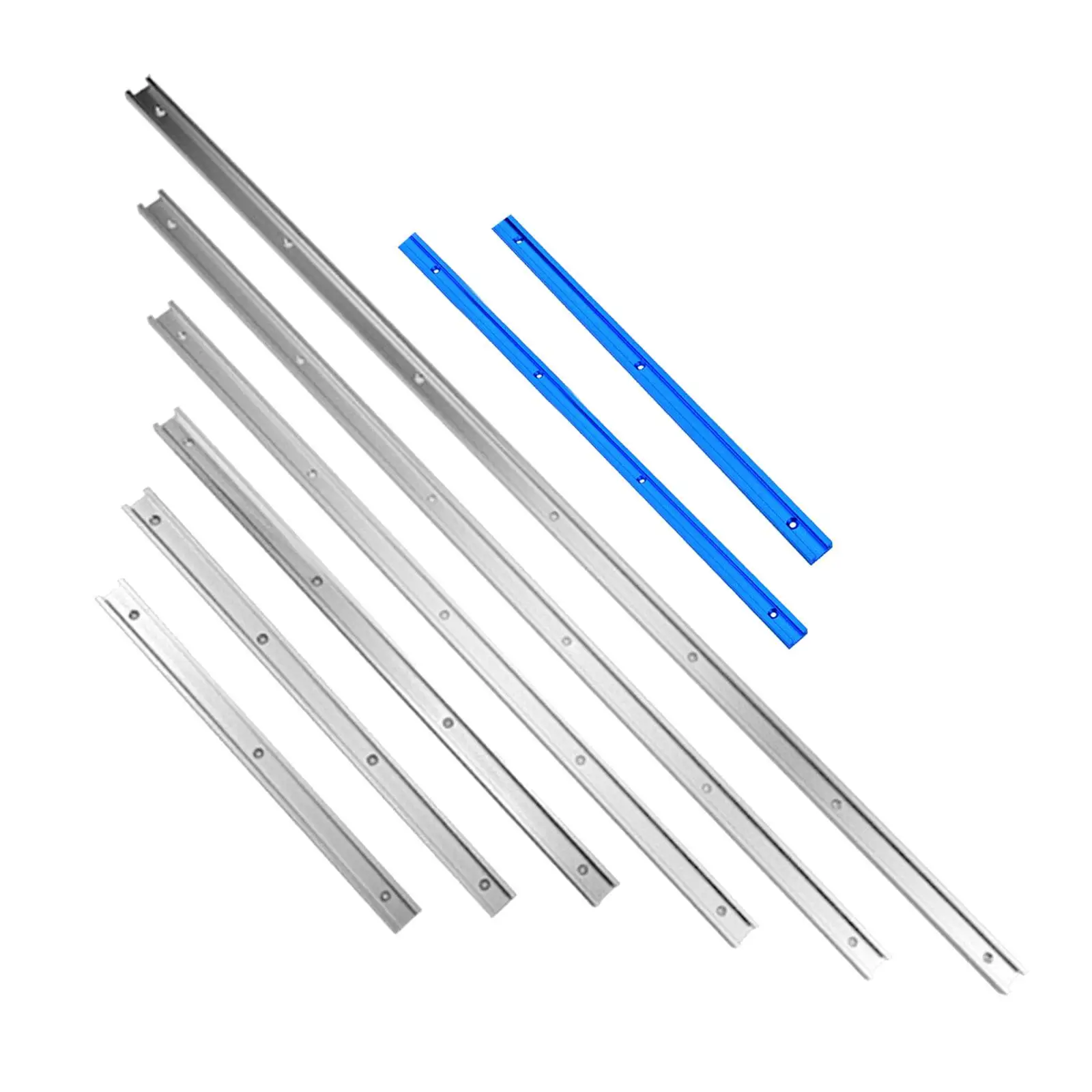 T Tracks Miter Track Rail Miter Slider Rod, Bandsaw Jig งานไม้ Chute Rail 30 ประเภท