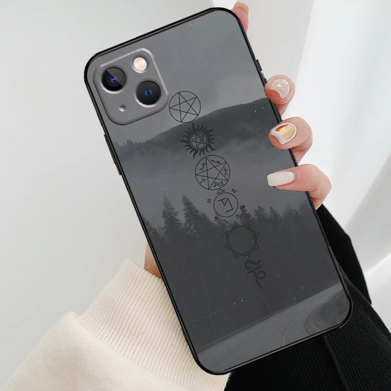 Supernatural TV Phone Case For iPhone 13 12 11 14 15 16 Pro Max Mini X XS Max XR Plus Case Back Cover