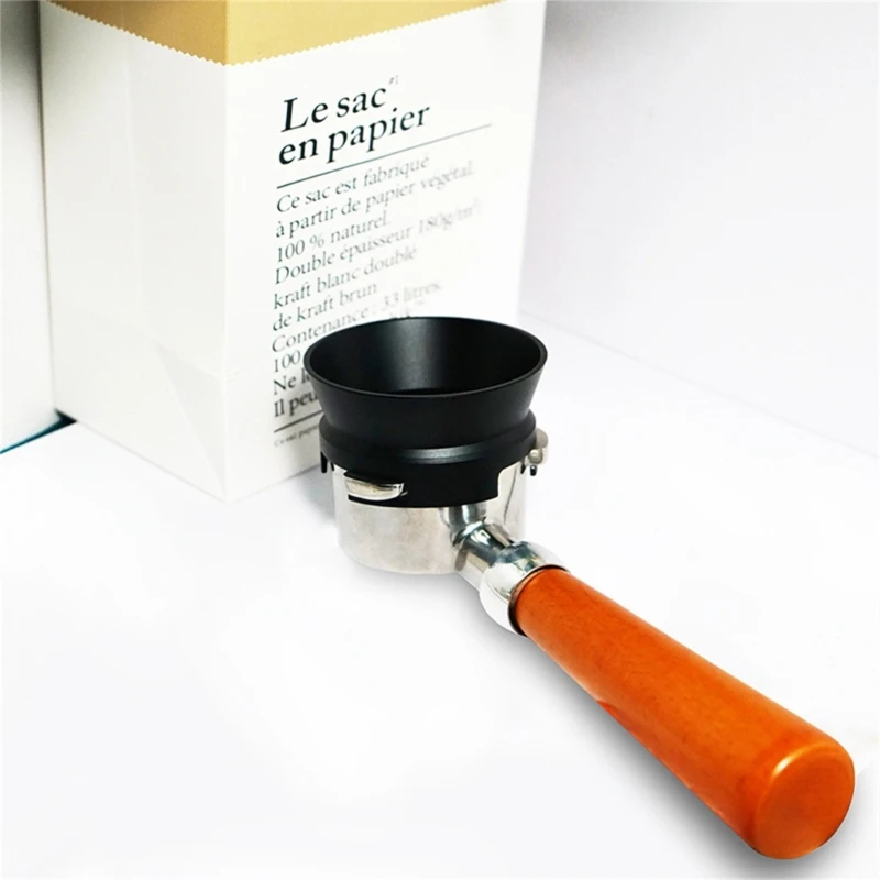 54 мм приемное дозирующее кольцо для кофейного порошка, вращающееся кольцо из алюминиевого сплава для кофемашины 8