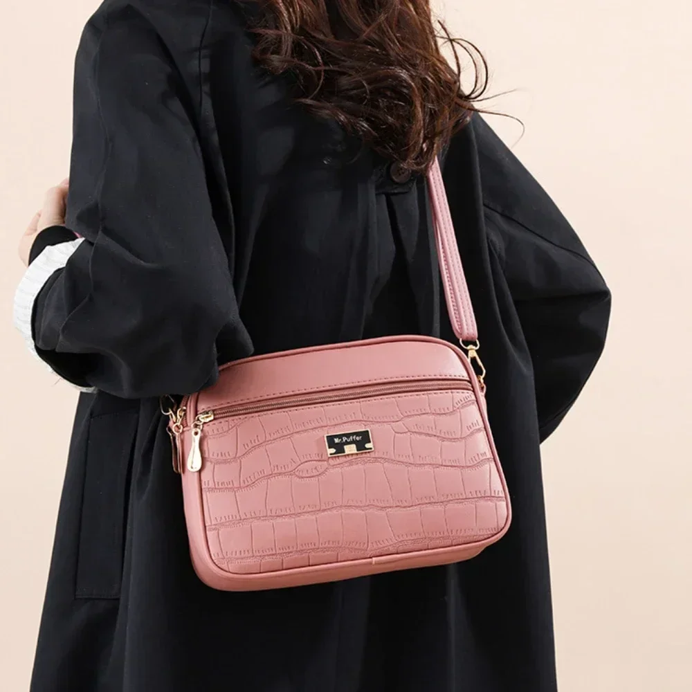 2025 Spring New Simple and High End Light Luxury Mom Bag Fashion Versatile Large Capacity Crossbody Cross Border Fashion Handbag