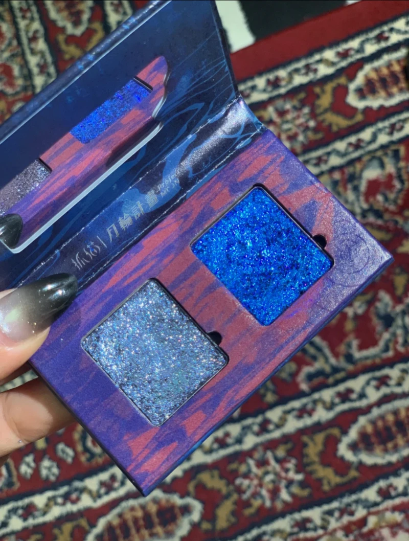 DRAMO Dark Color Smoke 15 Color Eye Shadow Plate Glitter Shimmer Chameleon Eyeshadow Long Lasting Eye Makeup