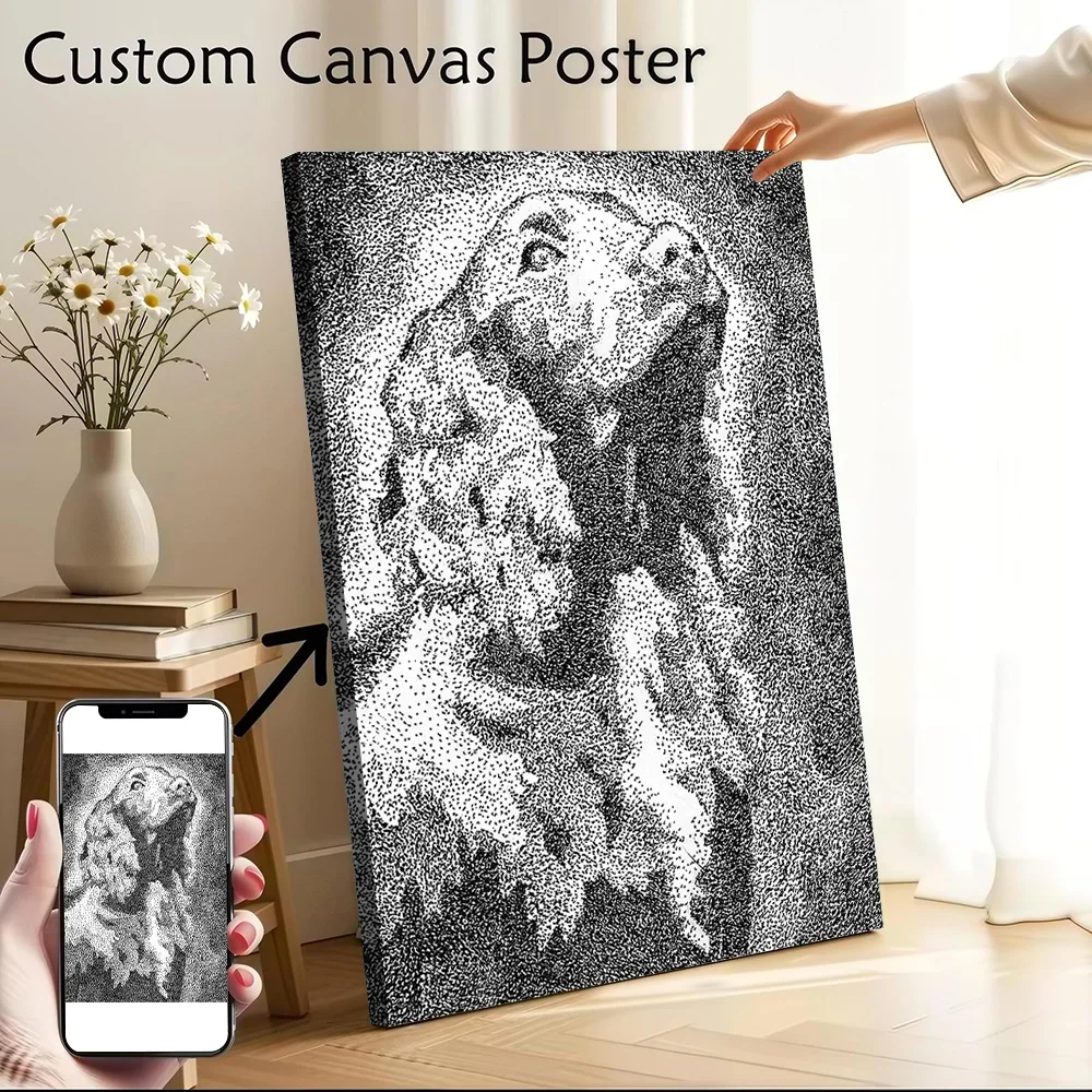 Cocker Spaniel Canvas Poster Wall Art Customizable High Quality Printed Picture for Decor Living Room Decorating Interior Mural