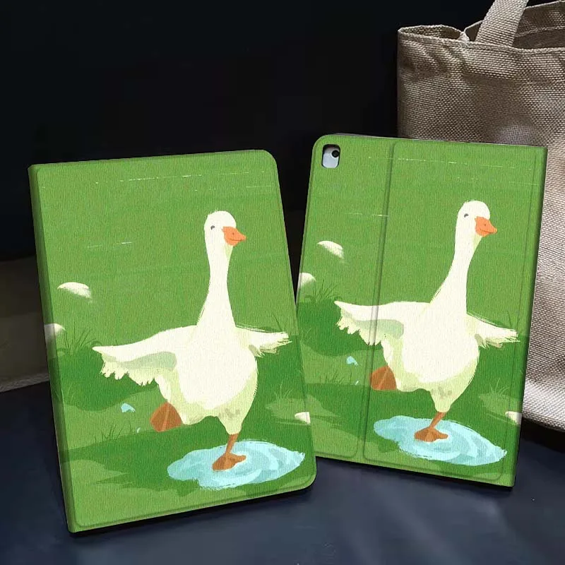 

Anime Duck Design Pattern For iPad Pro Air 5th 6th 7th 13 M3 M4 M5 12.9 13.3 inch 2017 2022 2024 2025 Tablet Case