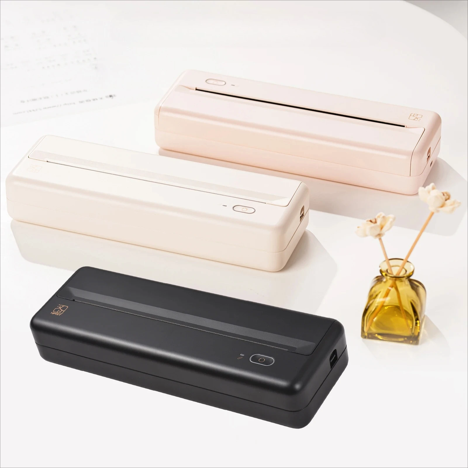 HPRT MT810 A4 Portable Paper Printer Thermal Printing Wireless Bluetooth Printer Compatible iOS Android Mobile A4 Printer