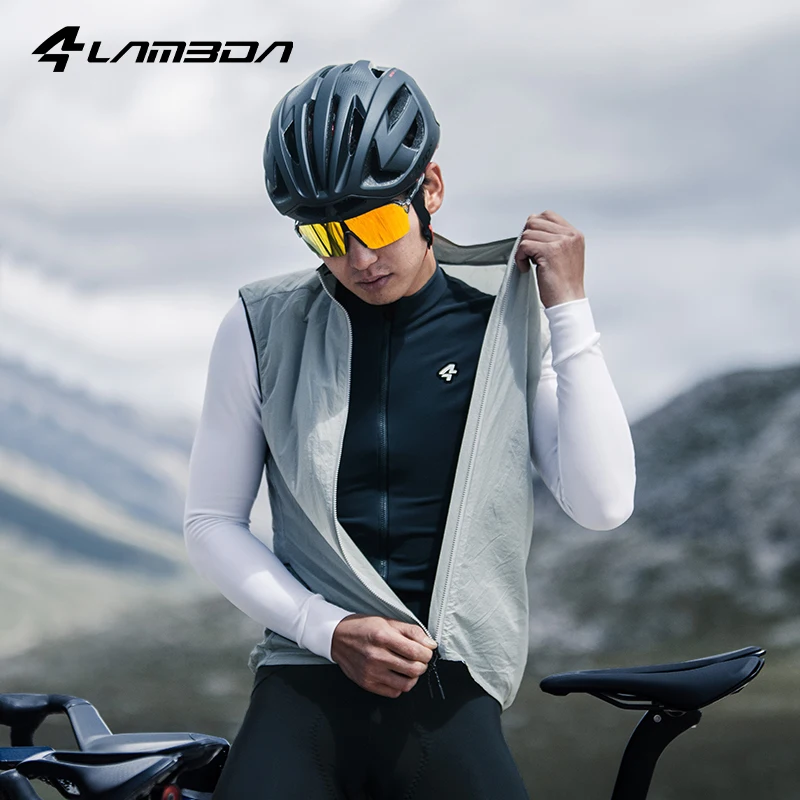 

LAMEDA Men's and Women's Cycling Vests Road Mountain Bike Clothing Spring Autumn Quick-drying Cycling Clothing Windproof Vest