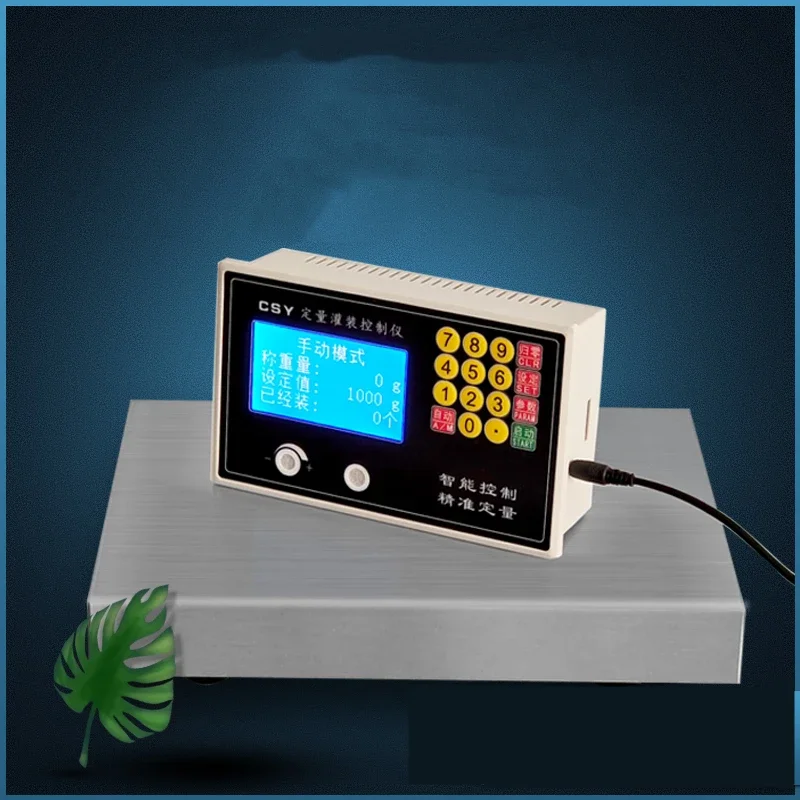 Two-way automatic weighing and quantitative controller, liquid particle paste quantitative scale, two-way filling and filling