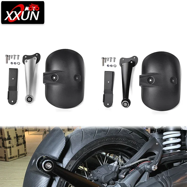 

XXUN Motorcycle Accessories Rear Tire Hugger Fender Mudguard Splash Guard for BMW R nine T Pure Racer Scrambler G/S 2014-2019