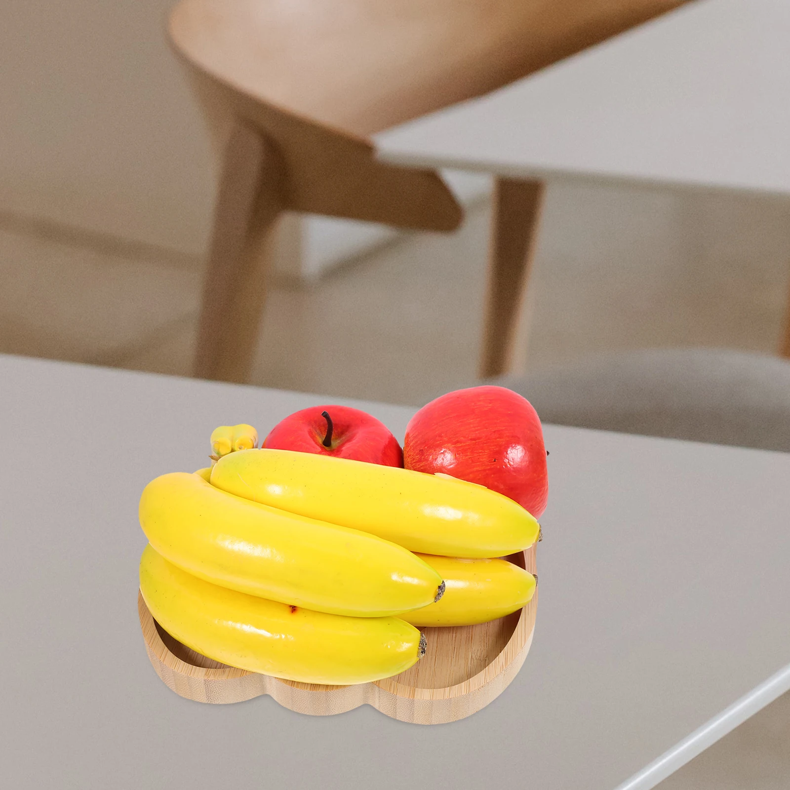 

Pumpkin Wooden Tray Halloween Serving Platter Decorate Party Tableware Dishes Snack Trays Candy