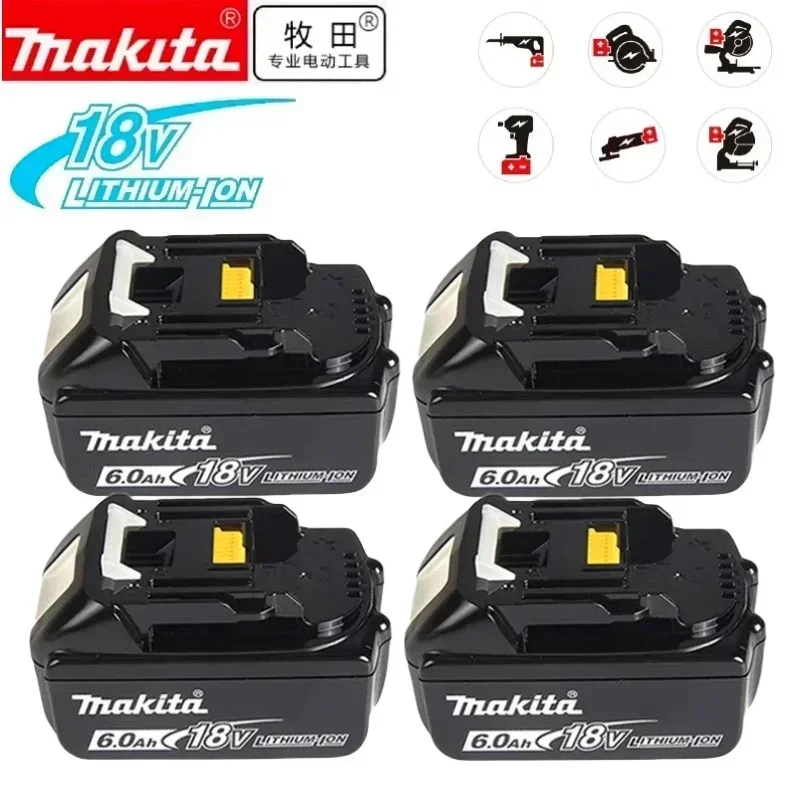 

NEWS Original Makita 18v battery bl1850b BL1850 bl1860 bl 1860 bl1830 bl1815 bl1840 LXT400 6.0Ah for makita 18v tools drill