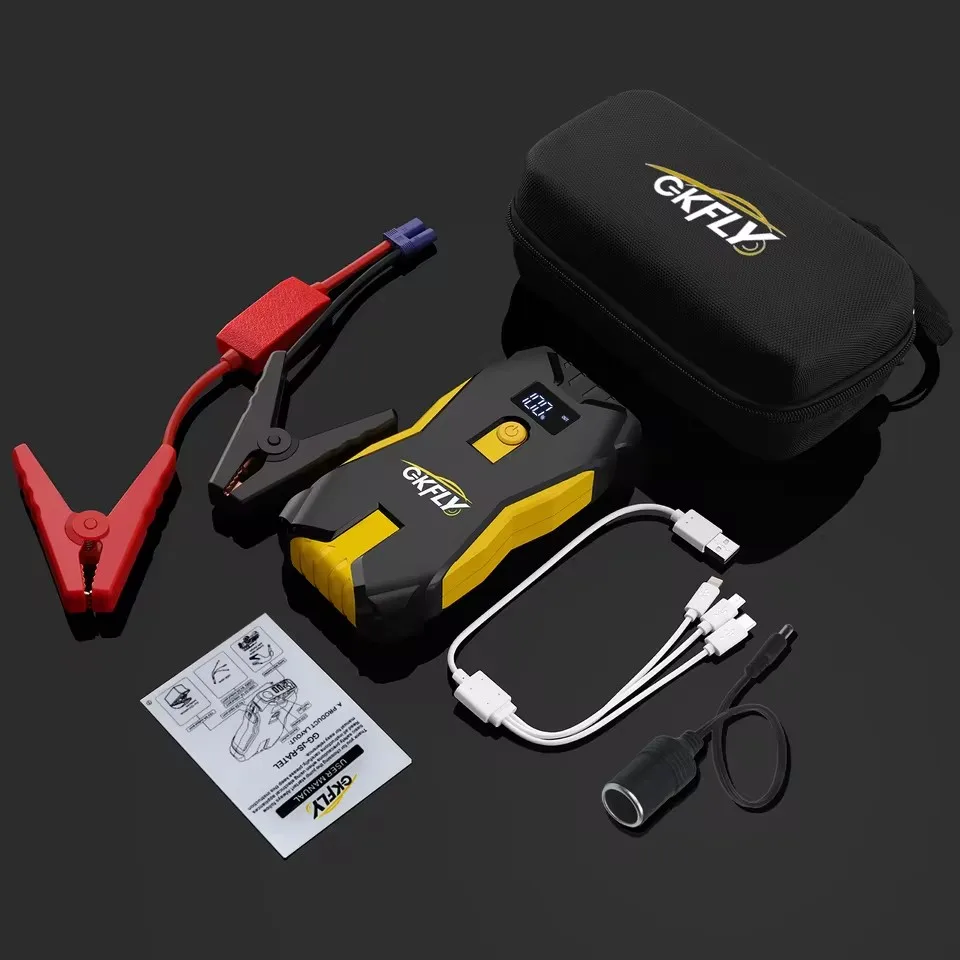Portable 4000A Car Jump Starter Portable Power Bank Car Battery Booster 12V Car Starting Device for Petrol Diesel 6.5L 5.0L