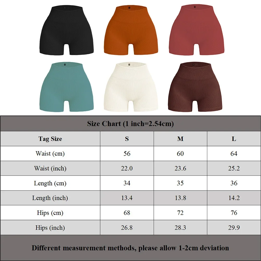 Damesshorts Naadloze sportshorts voor dames Fietsen Joggen Fitness Hoge taille Push-up gymshorts Legging Dames Yogakleding