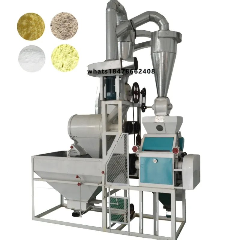 CE 800kg/h Wheat Flour Mill Rice Corn Maize Milling Machine Soybean Oat Millet Grinder Price