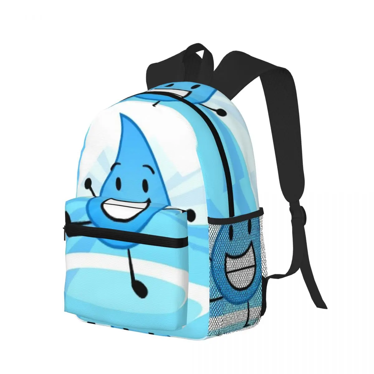 

Битва за острова мечты BFDI, студенческий рюкзак в форме капли, школьная сумка, походный дорожный рюкзак для мальчиков и девочек, сумка для книг, сумки на плечо