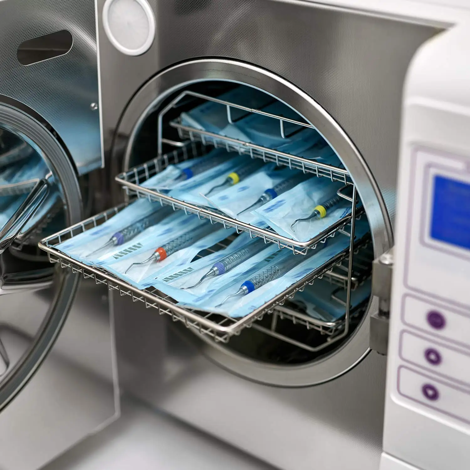 ถุงฆ่าเชื้อแบบปิดผนึกเอง 2000 ชิ้น, ขนาด 3.5 นิ้ว x 10 นิ้ว, ถุงสำหรับฆ่าเชื้อในหม้อนึ่งความดัน, 10 กล่อง บรรจุ 200 ชิ้น