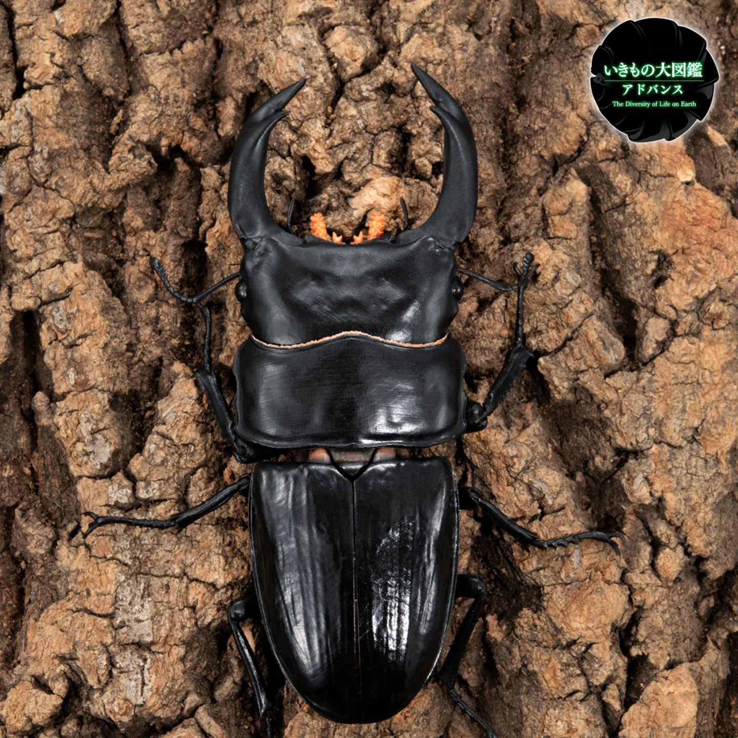 حقيقية بانداي أنيمي لعبة كتالوج الأحياء نسخة مطورة اليابانية كبيرة المجرف درع الأحمر الغزلان رقيقة الجسم الأحمر المجرف نموذج حلية #2