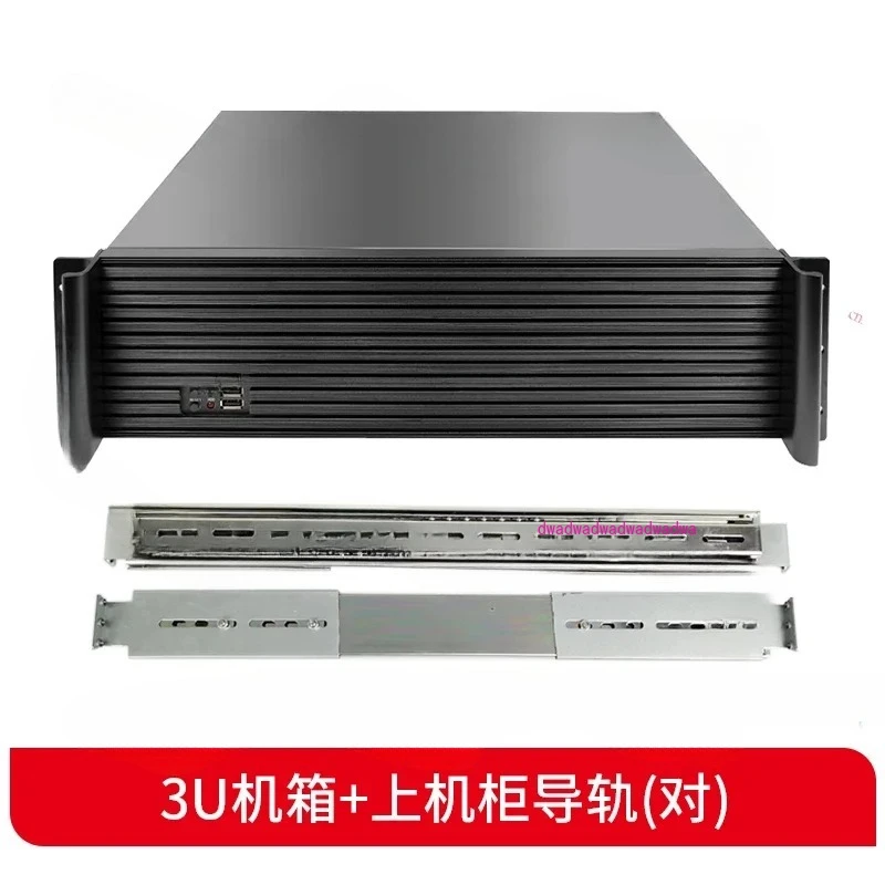 

3U Industrial Control Chassis Standard Rack Type Aluminum Multi-Hard Disk ATX Large Board PC Power Supply 7 Slots
