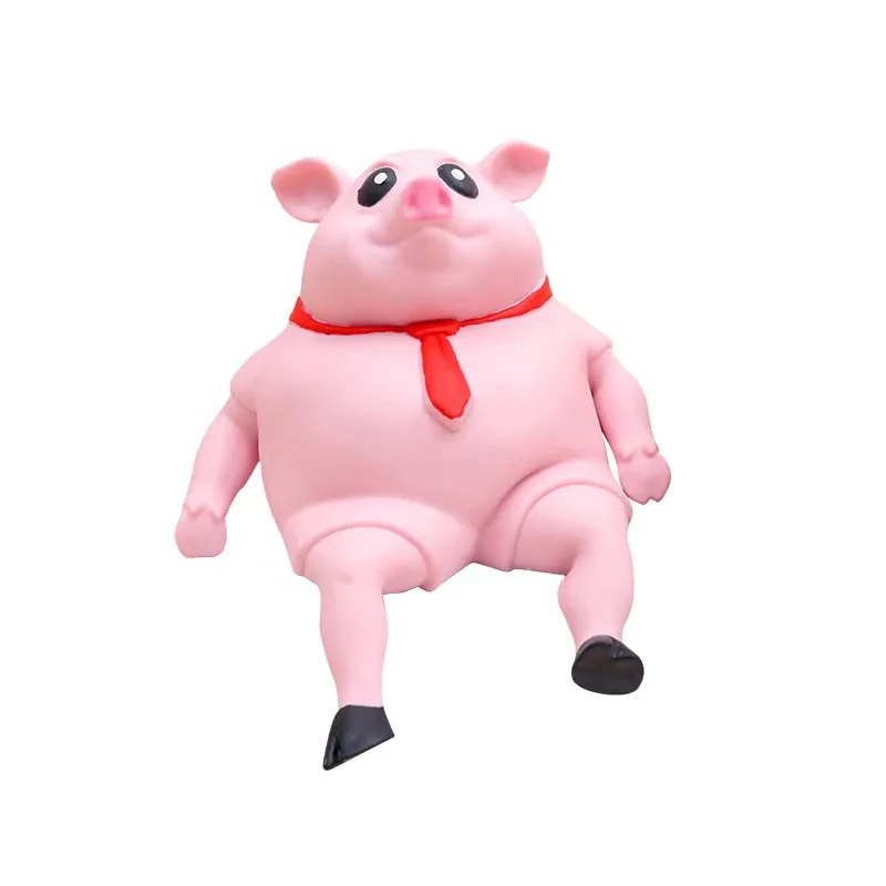 Squeeze Pink Pigs Antistress Toy Cute Squeeze Animals Lovely Piggy Doll Stress Relief Toy Decompression Piggy Squeeze Toy Gift