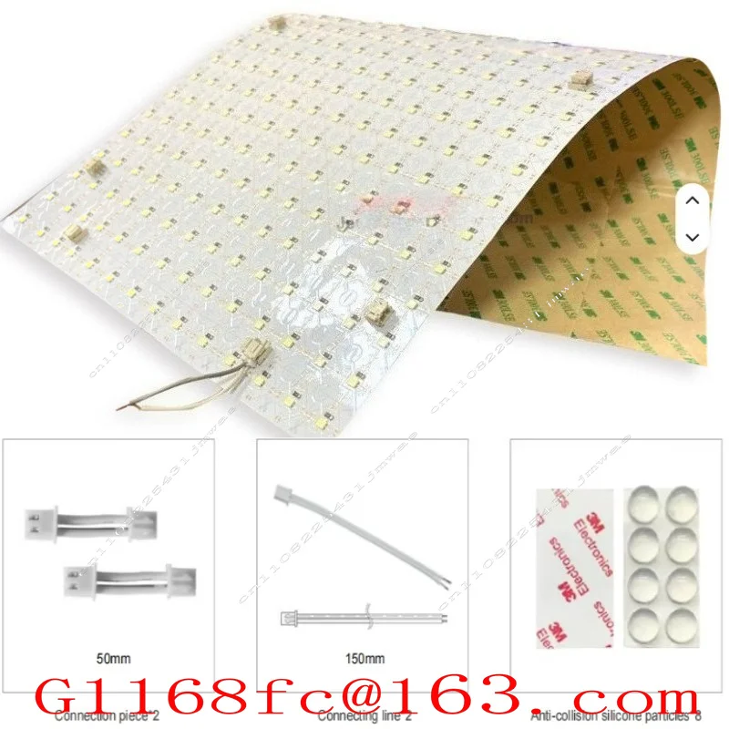 3000k-6000k Design DC24V Dimmable RGBW Wireless Backlit Slate Paper Thin LED Board Light Aluminum PC IP44 Can Cut 490 * 245mm