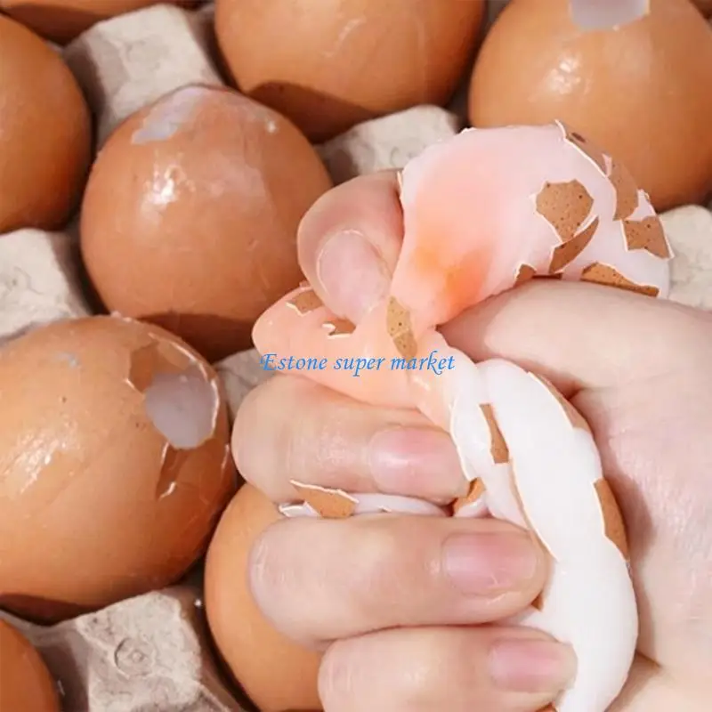 090B Life like Shatterproof Shell Hand Flexible Training Gadget Squeeze Stretchy Toy For Stress Management And Play