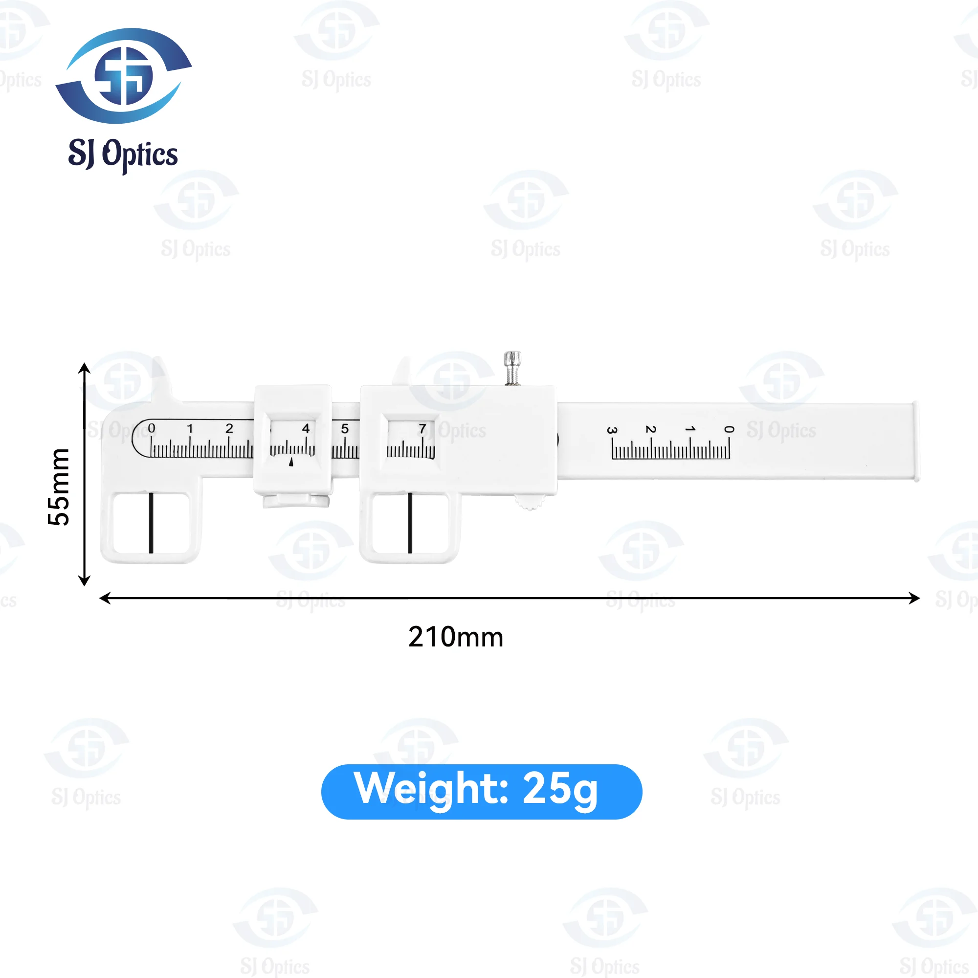 Measure Optical Vernier PD Ruler Pupil Distance Meter Eye Ophthalmic Tool