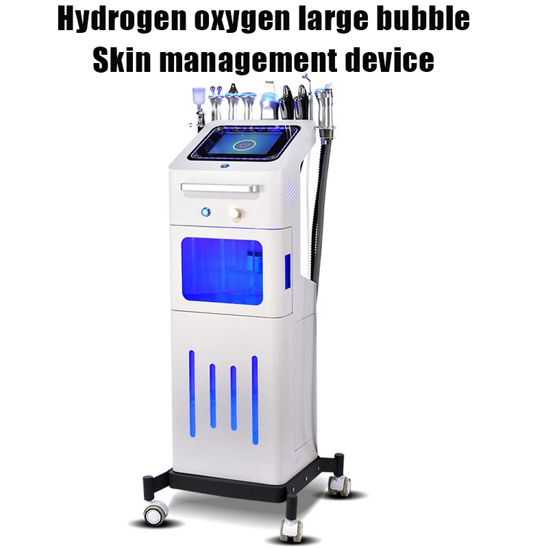 

Ten in One Hydrogen Oxygen Large Bubble Black Pearl Facial Cleansing Comprehensive Skin Management Device For Beauty Salons