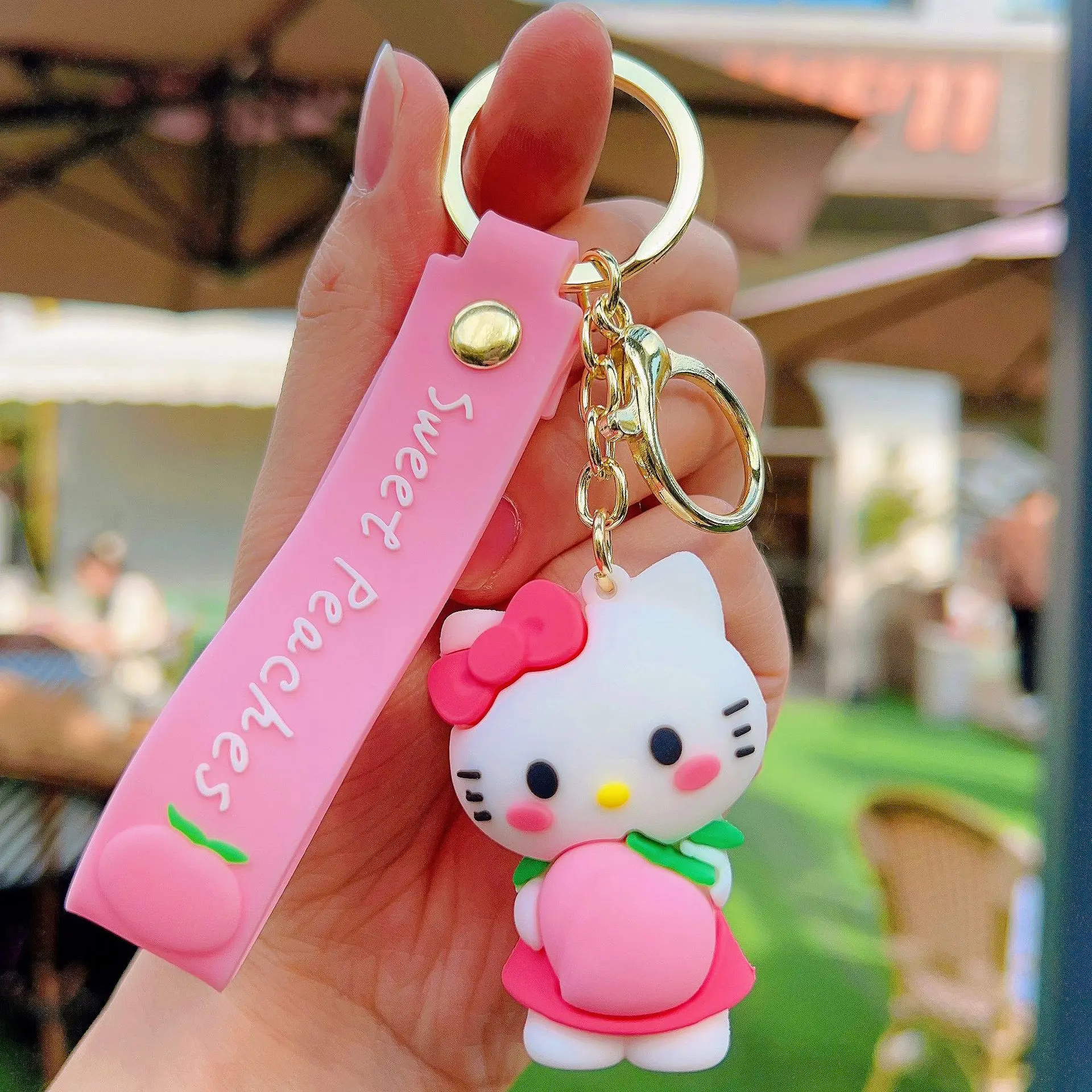 New Popular Sanrio Keychain Cute And Cute Taokulomi Pendant Couple Keychain Promotion Small Gift
