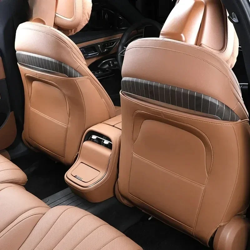 Car Rear Seat Anti Kick Protective Pad For Mercedes Benz E Class W214 E260 E300 Interior Decoration Modification Acccessories