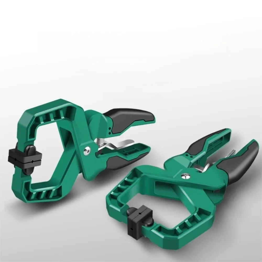 Portable Plastic Quick Clamp Spring Clamps Multi-Purpose Heavy Duty Locking Pliers Non-slip Handle Carpentry Clips Woodworking