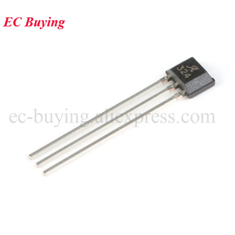 A1324LUA-T SIP-3 A1324LUA A1324 324 SIP3 Hall Effect Sensor Low Noise Linear with Analog Output High precision Linearity IC New