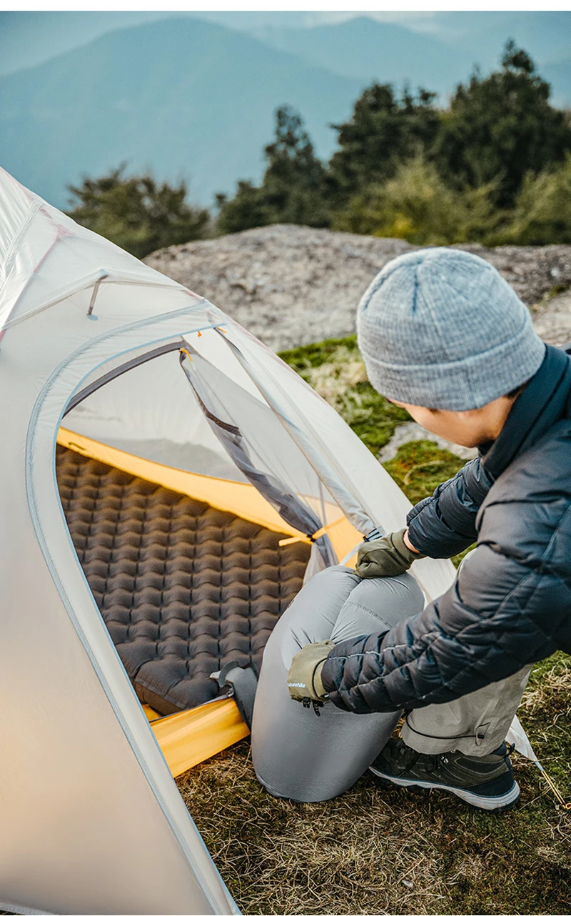 Naturehike R-Wert 6.5 Isolierte Schlafmatte Ultraleichte Aufblasbare Camping-Luftmatratze Verdickte Matte für Winterwanderungen – Detail 8