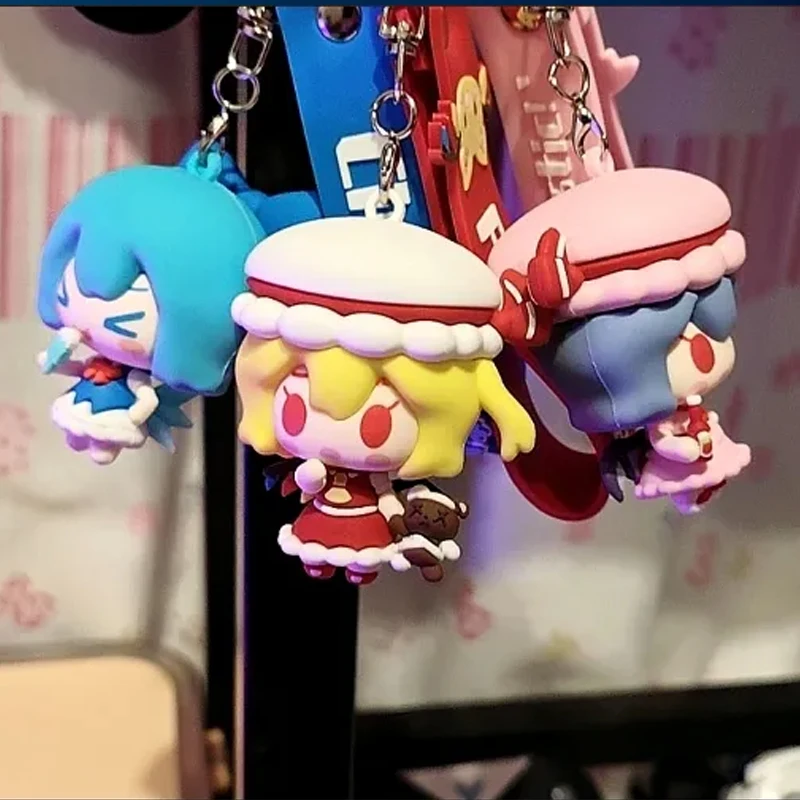 

In Stock Genuine Touhou Project Rumia Cirno Patchouli Knowledge Remilia Scarlet Soft Rubber Pendant Accessory Model Toy Gifts