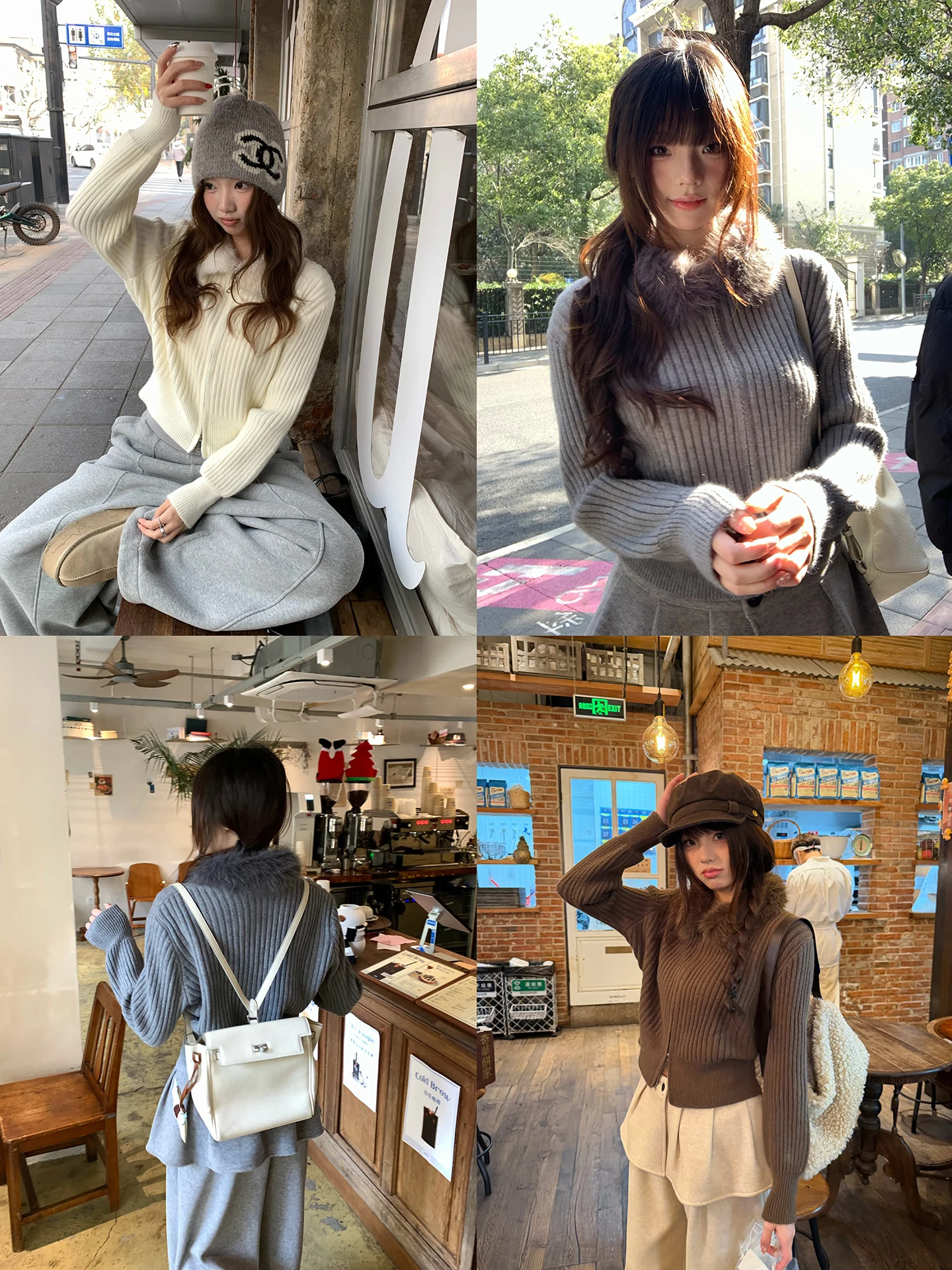 

Huanghuangjia Women's Knitted Sweater Collared Slim Fit Winter 2025 New Sle Korean Version Comfortable Aosphere Feeling