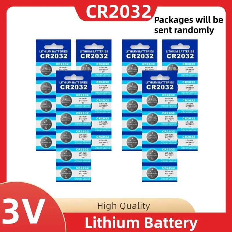 2-60PCS CR2032 CR 2032 Button Battery 3V Lithium Battery For Watch Toy Calculator Car Remote Control Button Coin Cell