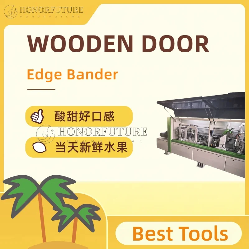 Wooden Door Edge Banding Machine Automatic Edge Bander for PVC Wood Furniture Wood Door Edge Banding with Best Price
