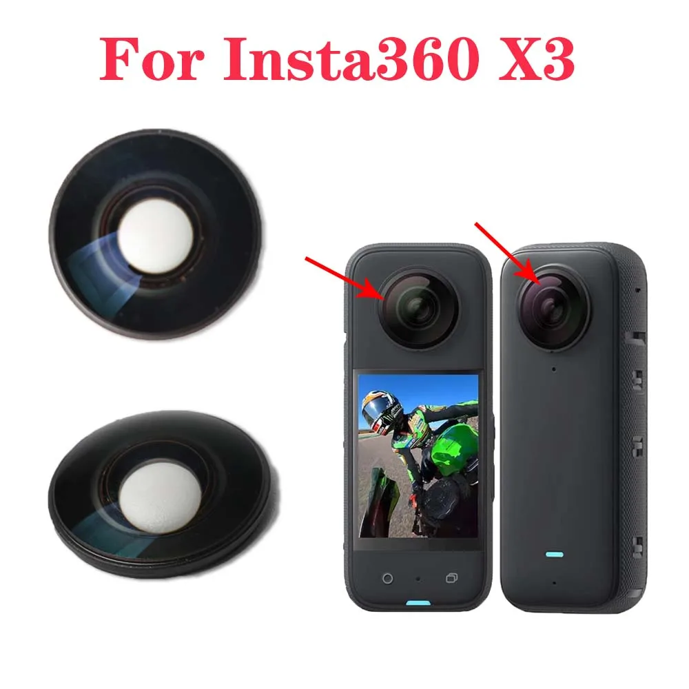 

For Insta360 X3 Camera Lens Replacement for Insta360 One X3 Glass Lens Repair Part Camera Accessories New