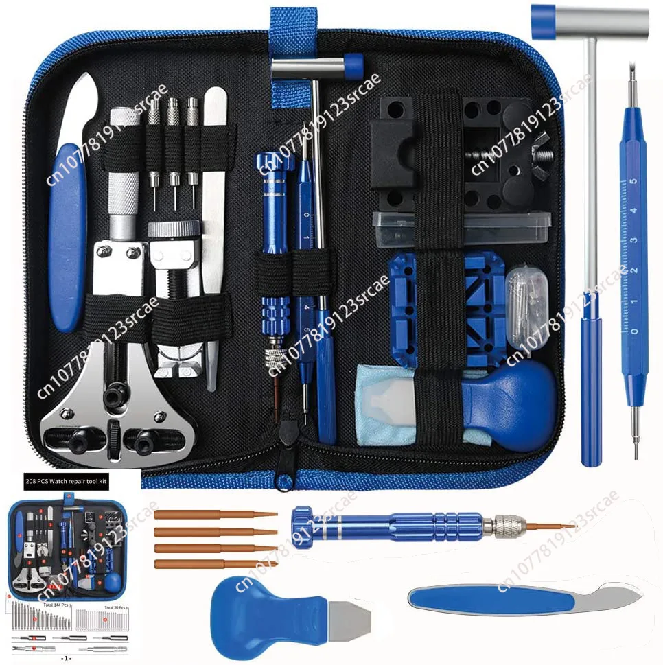 185 watch repair tools, household watch repair tool set, watch lid opening and tape removal tool