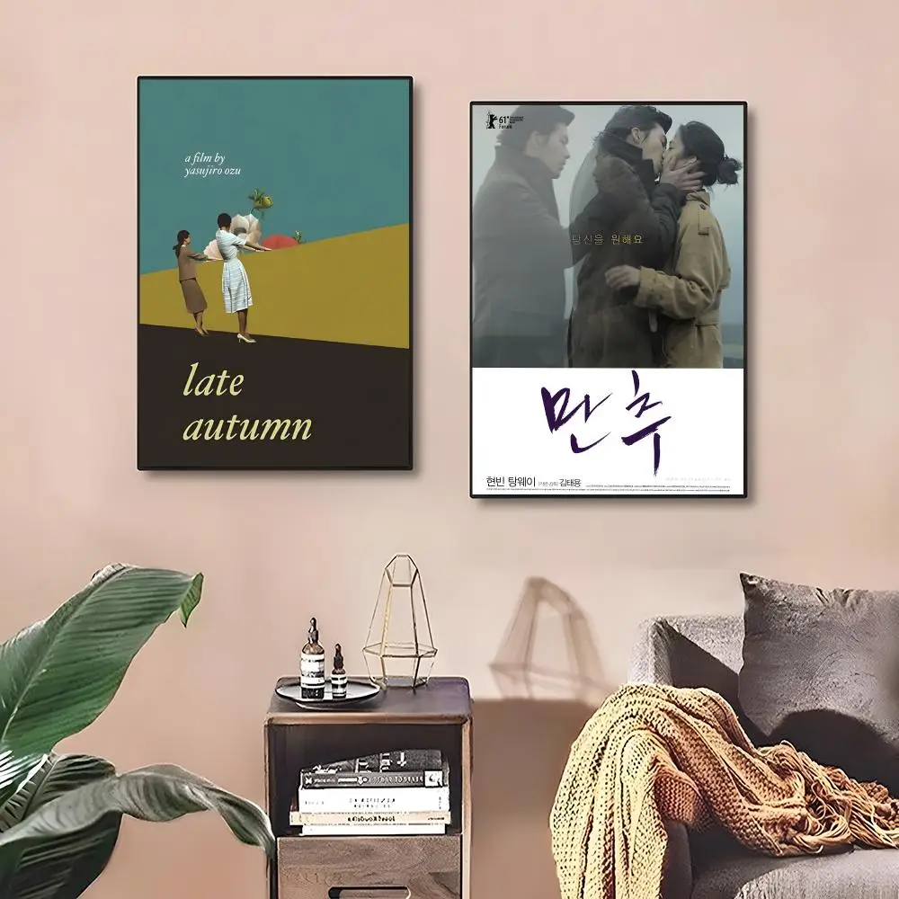 Movie Melancholy Late Autumn Painting Calligraphy Poster ‌decor Canvas Modern living room
