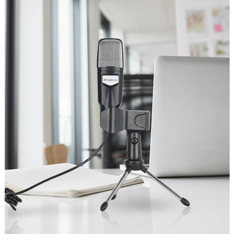 for Conference Recording Microphone Mobile Phone Computer Game Voice Condenser Mic Video Live Streaming Sound Card Dedicated
