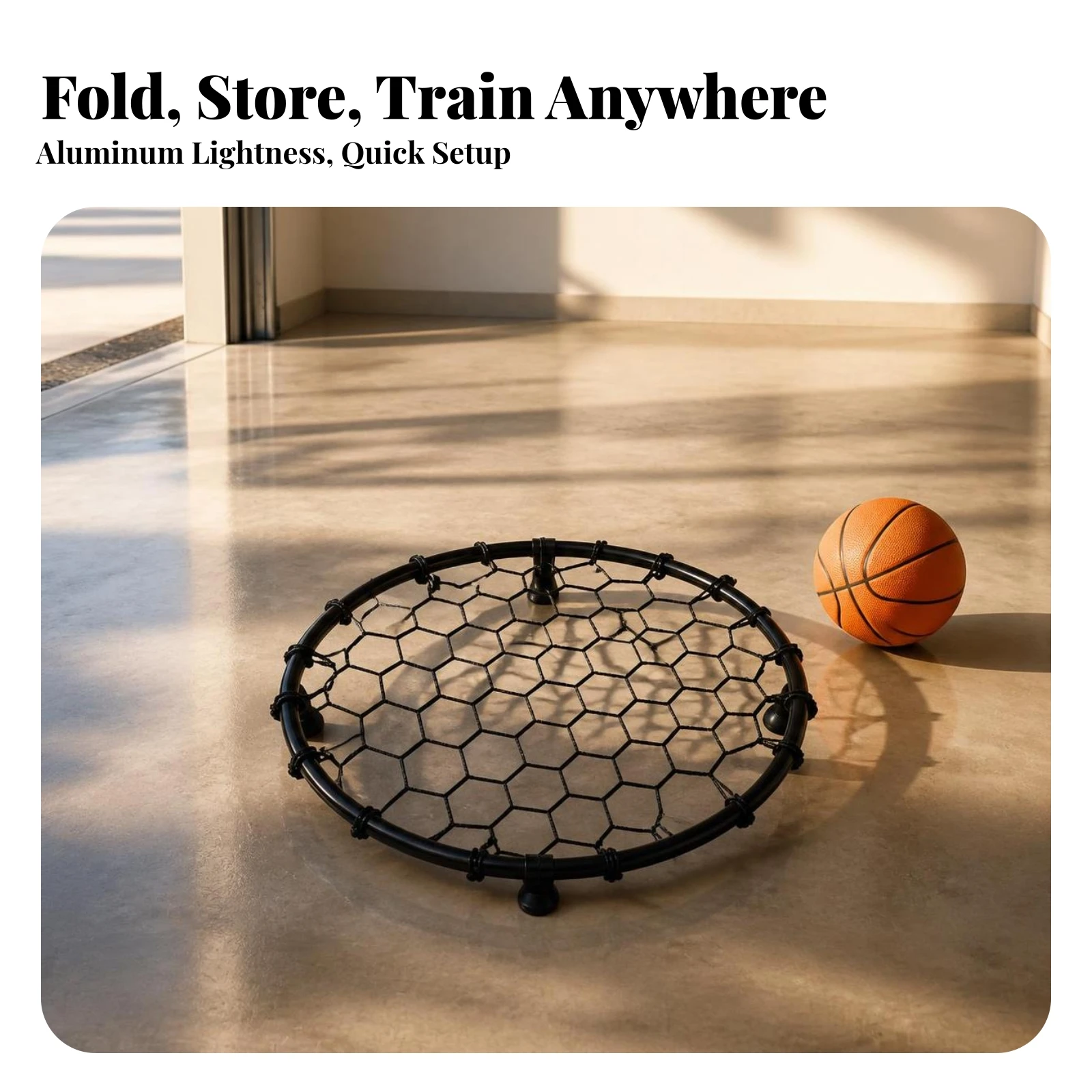 Sports Equipment Training - Basketball Rebound Net Long-Lasting Rebound Training