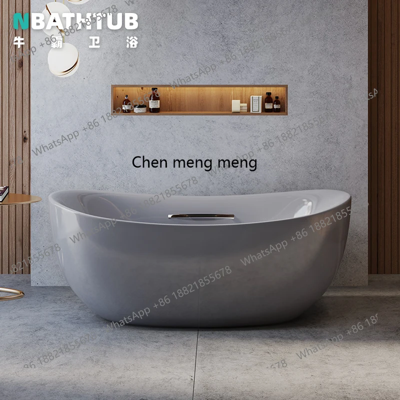 حوض استحمام أكريليك جديد على الطراز الياباني عائلي B & B حوض استحمام فاخر قابل للإزالة للبالغين #4