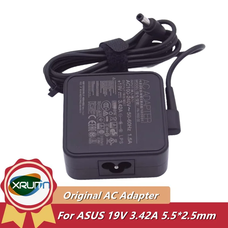 

Original AC Charger 19V 3.42A 65W PA-1650-30 Laptop Adapter For ASUS x450 X550C x550v w519L x751 Y481C ADP-65DW Power Supply