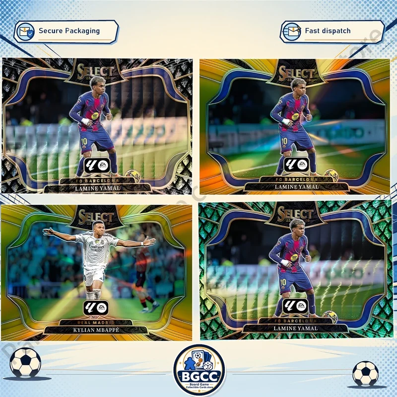 DIY Panini Homemade Football signature collection card FIFA World Cup Yamal Neymar Mbappe Messi Select series
