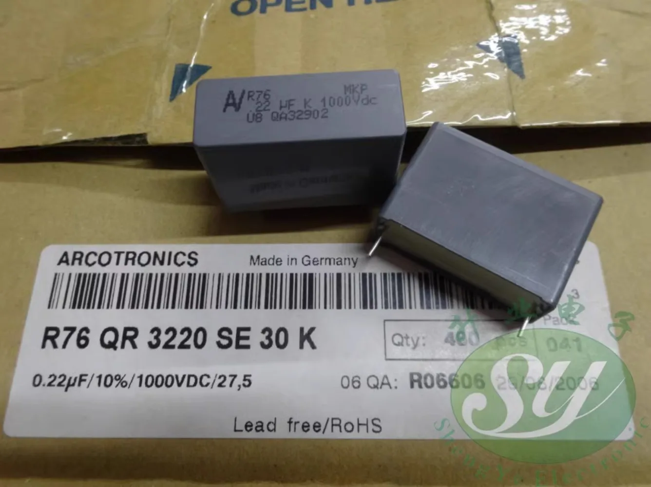 

5PCS AV R76 0.22uf/1000V 220nf u22 224 New MKP film capacitor 28mm