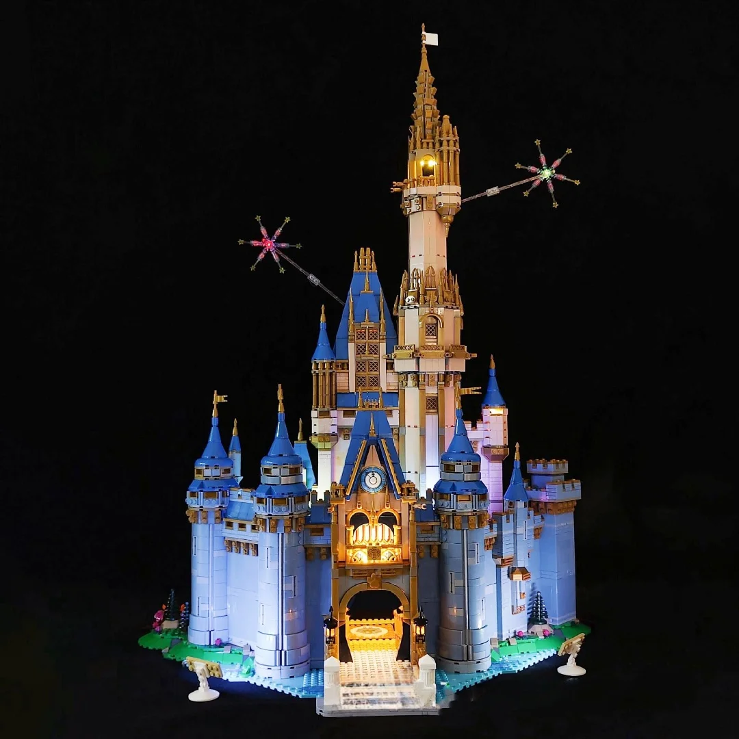 RC LED Light for 43222 71040 Compatible for Disney Castle Without Building Blocks Just Led Kit for Christmas (only Light Set)
