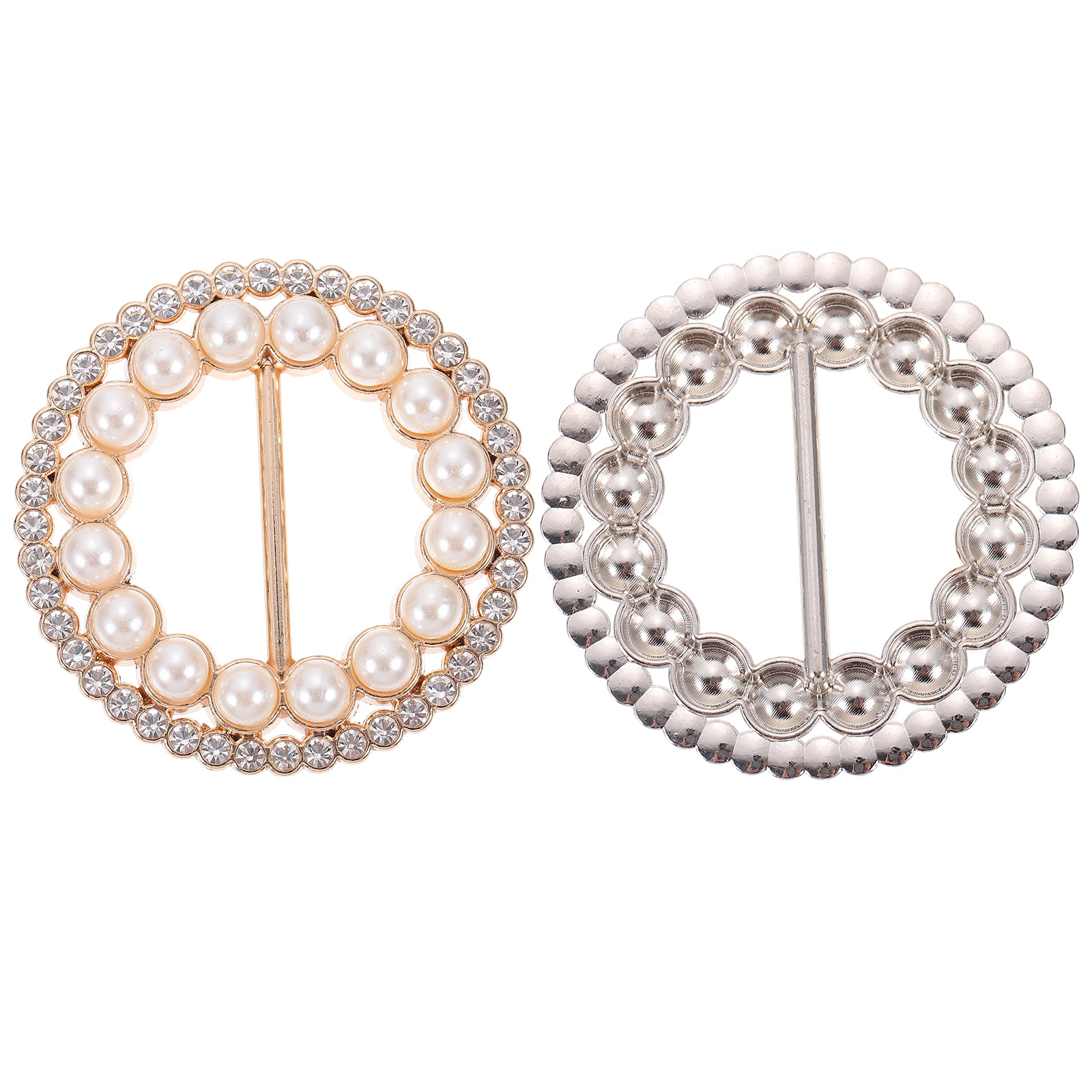 

2pcs Silk Scarf Tie Rings T-Shirt Clips Corner Knot Clothing Decoration Alloy Blouse Buckles Scarf Rings Knotted Buckles