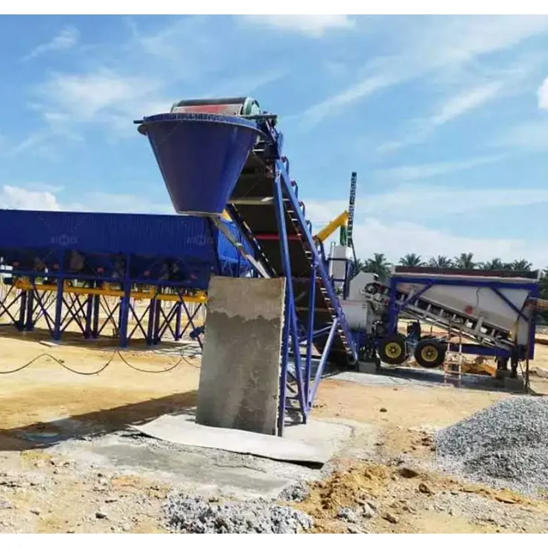 Mini mélangeur humide pour plantes à dosage en béton RMC, approvisionnement d'usine